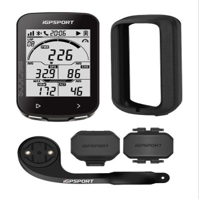 iGPSPORT BSC100S Bicycle/Bike Computer Wireless, 2.6 inch LCD Display Rechargeable Waterproof GPS Cycling Computer (BSC100S Set)