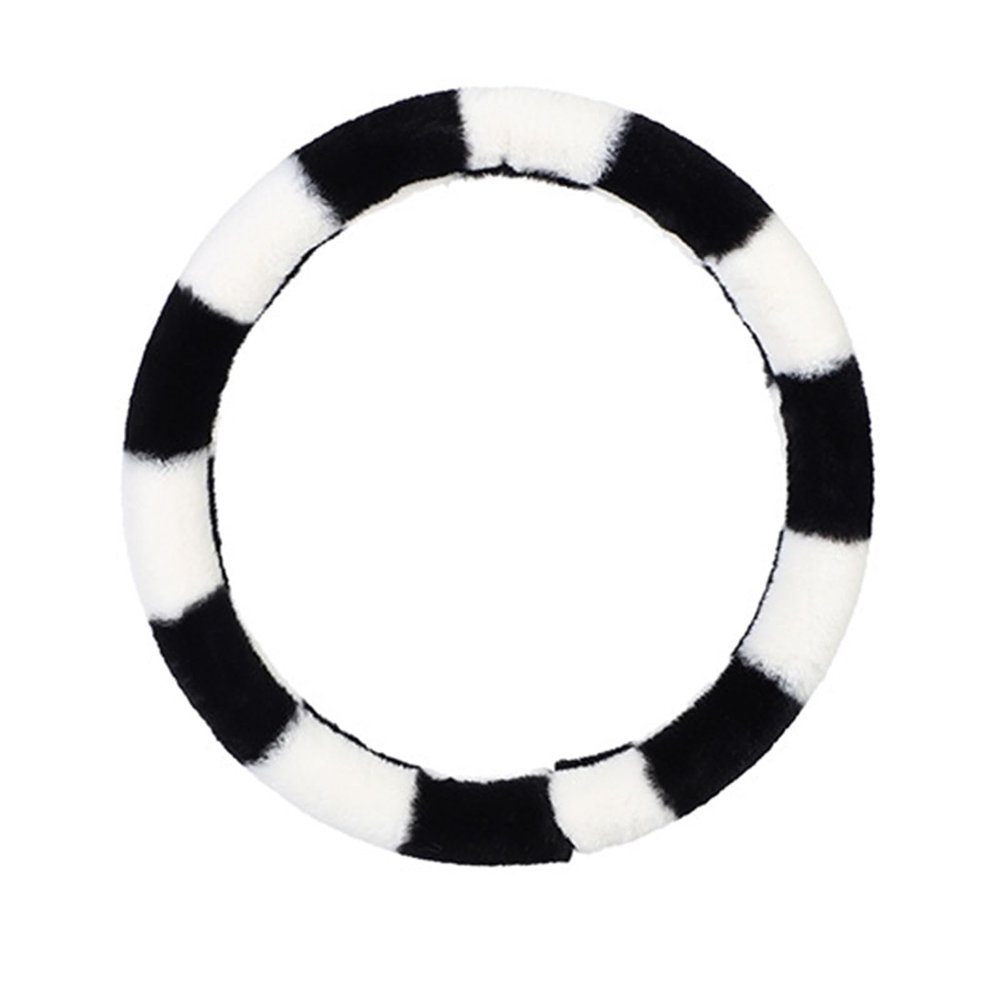 FUERU Car Steering Wheel Cover Set Universal Car Steering Wheel Cover Winter Warm Grip Comfortable Car Interior (Color : 2#)