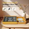 OneTigris Hidden Gun Storage, Concealment Furniture Hidden Gun Safe Concealment Shelf Wall Safe Wooden Photo Frame, Wall Mounted Hidden Compartment Furniture with Patches Display Panel view 4