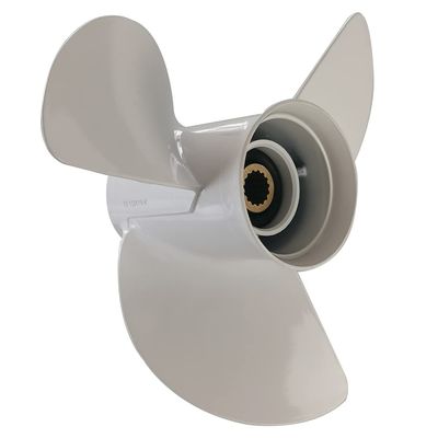 Xspeed Aluminum 3 Blades Outboard Propeller for 4-1/4" Gearcase Yamaha Engines 50-130HP,15 Spline Tooth,RH(13x19)