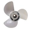 Xspeed Aluminum 3 Blades Outboard Propeller for 4-1/4" Gearcase Yamaha Engines 50-130HP,15 Spline Tooth,RH(13x19) view 3