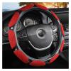 FUERU Car Steering Wheel Cover Set Universal Car Steering Wheel Cover Linen Autumn and Winter Warm Touch Comfortable Car Interiors (Color : 1#) view 1
