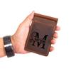Turbosnail Personalized Leather Bi-Fold Wallet, Genuine Leather Handmade Wallets Money Clip, Wallets for Men, Billfold Wallet, Slim Wallet, Christmas Gifts view 3