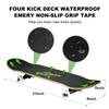 Sefulim 31 x 8 Inch Complete Skateboard 7 Layer Canadian Maple Double Kick Deck Concave Cruiser Trick Skateboard for Boys Girls Teens Adults Beginner  view 3