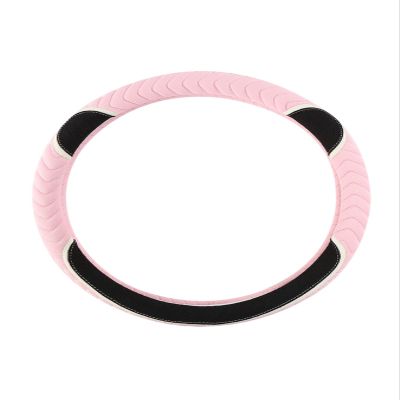 FUERU Car Steering Wheel Cover Set Universal Car Steering Wheel Cover Ultra-Thin Ice Silk Elegant and Good with Car Interiors (Color : 1#)