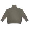 Women's Turtle Neck Casual Knitted Pullover Sweater Loose Long Sleeve Blouse (as1, Alpha, s, Regular, Regular, Khaki) view 1