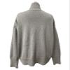 Women's Turtle Neck Casual Knitted Pullover Sweater Loose Long Sleeve Blouse (as1, Alpha, s, Regular, Regular, Khaki) view 3