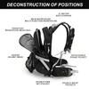 IX INOXTO 20L Hydration Backpack, Waterproof Hiking Internal Frame Backpacks with 2L Hydration Water Bladder and Rain Cover for Men, Lightweight Travel Daypack for Cycling,Camping,Ski (black) view 4