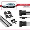 apline Compatible with Peugeot 306 SW 1997-2002 Fly Model Car Roof Rack Cross Bar Grey Aluminium 2 Bars view 4