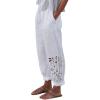 2023 Casual Capri Pants Short Shorts Wide Beach Ladies Wide Lightweight WomenS Pockets Palazzo Dandelion Pjs Ladies view 4