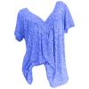 T Shirts for Women Graphic 2025 Summer Boho Summer Graphic Tees for Women Plus Size Tops 4x-5x Short Sleeve V-Neck Blouses Loose Basic Pullover T-Shirt Womens Summer Tops D-Sky Blue view 1
