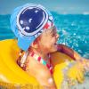 Homoyoyo Boy Girl Swim Cap Soft Silicone Cartoon Swimming Hat for Boys Girls Hair Pool Comfortable Fit for Long Hair for Safe and Happy Swimming view 4