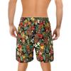 Fire Tiki Men's Quick Dry - Tribal Patterns Hawaiian Shorts for Men - Beach Shorts Swim Trunks Set 7 (TND-LN-7) Size XL view 2