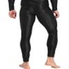Miutii Men's Silky Compression Tights Pant Quick Dry Base Layer Breathable Training Long Trousers Black XX-Large view 4