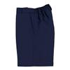 BIWTUP Boys Plain Side Pockets Uniform Shorts Children Zip and Clip Half Elastic Waist Shorts Navy view 2