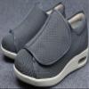 Mens Wide Width Diabetic Shoes Elderly Walking Shoes Air Cushion Sneakers for Plantar Fasciitis Bunions Swollen Feet (12, Deep Grey) view 3