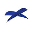 SHARROW Archery Feather Fletchings Real Turkey Feathers 3/4/5 Inch Full Length 50 Pack Right/Left Wing for DIY Arrow Hunting Arrow Accessories (Dark Blue, 5 inch/Right Wing) view 4