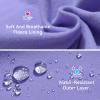 baleaf Girls Long Sleeve Shirts Fleece Jacket Fall Half Zip Pullover Kids Sweatshirts Thermal Coat Ice Skating Purple M view 3