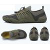 Asifn Water Shoes for Women Men Swim Beach Walking Slip on Barefoot Hiking Workout Fishing Sandals Green(10 US Men/11 US Women,10.63in Heel to Toe view 2