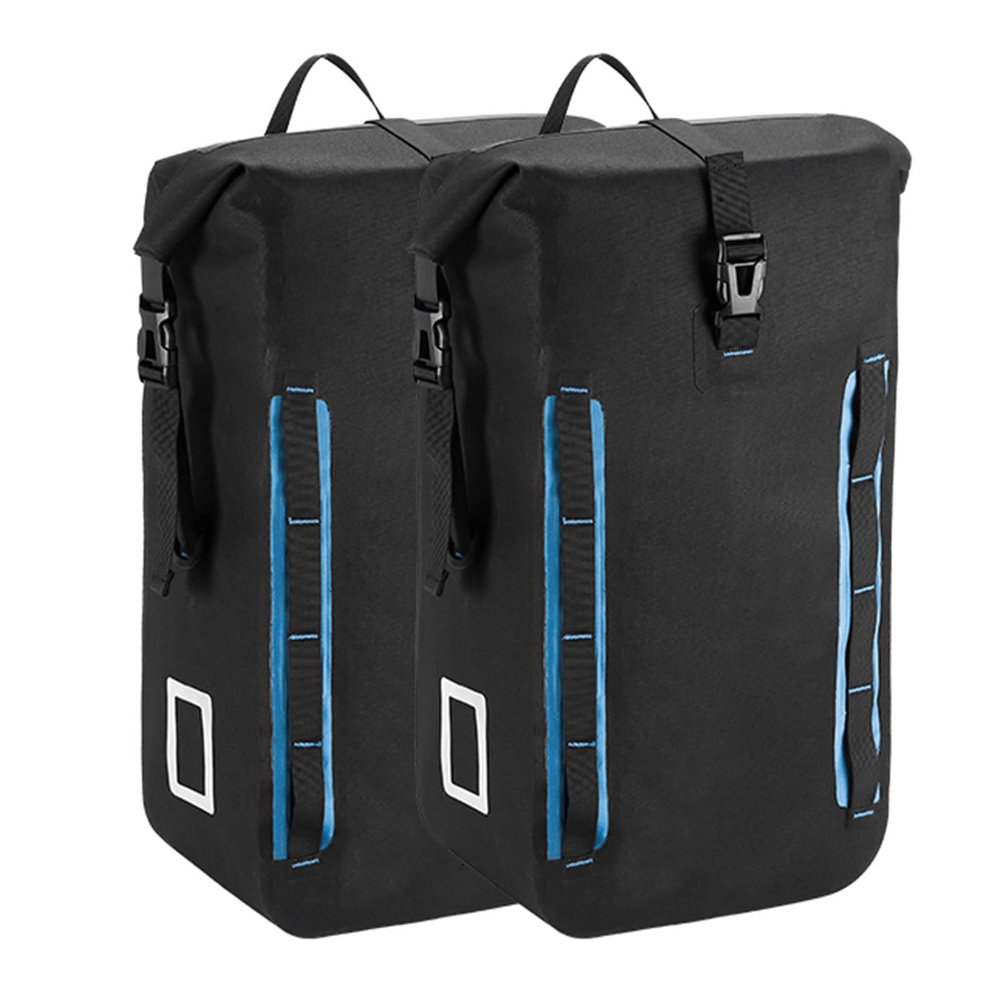 SHOUCAN Bike Bag Waterproof Bike Pannier Bag 20L for Bicycle Cargo Rack Saddle Bag Professional Cycling Accessories,Two Packs