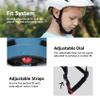 Bilaki Kids Bike Helmet, Adjustable Toddler Youth Helmet with Detachable Visor & LED Light for Boys Girls Ages 2-14, Multi-Sport Helmet for Cycling Scooter Skating, 2 Sizes view 3