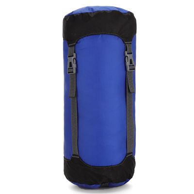 Azarxis Compression Stuff Sack for Sleeping Bag, Lightweight Compression Bag for Clothes Storage Water Resistant Compact for Outdoor Camping Hiking Backpacking Travelling Trekking (Blue - S)