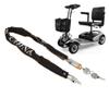 Anti Theft Motorcycle Mobility Scooter Chain Lock, BikeWheelchair Lock Copper Core Non Woven Cloth Cover 80cm Length