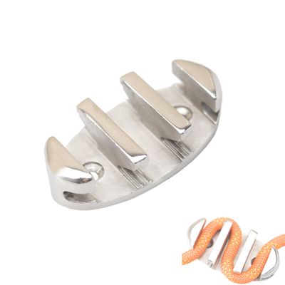Searoam Zig Zag Cleat 316 Stainless Steel Zig Zag Cleats Canoe Kayak, 1 PCS Marine Zigzag Cleats,Canoe Boat Kayak Accessories.with Screws.