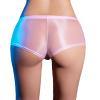 Miutii Sissy Panties for Men Ultra Thin Transparent Underwear Enhancing Bulge Pouch Boxer Briefs Pink One Size view 2