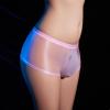 Miutii Sissy Panties for Men Ultra Thin Transparent Underwear Enhancing Bulge Pouch Boxer Briefs Pink One Size view 3