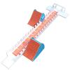 LZMZMQ Starting Blocks 6 Angle Adjustable, Athletics Sprinting Pedals Track Blocks, for Plastic Runway Cinder Track, Campus Games/Running Competition, Aluminum Alloy (Color : Style-2) view 1