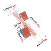 LZMZMQ Starting Blocks 6 Angle Adjustable, Athletics Sprinting Pedals Track Blocks, for Plastic Runway Cinder Track, Campus Games/Running Competition, Aluminum Alloy (Color : Style-2) view 3