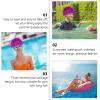 Vintage Swim Cap Flower Floral Petal Swimming Hat Retro Style Bathing Caps Women Swim Hat Long/Short Hair view 4