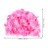 Vintage Swim Cap Flower Floral Petal Swimming Hat Retro Style Bathing Caps Women Swim Hat Long/Short Hair view 3