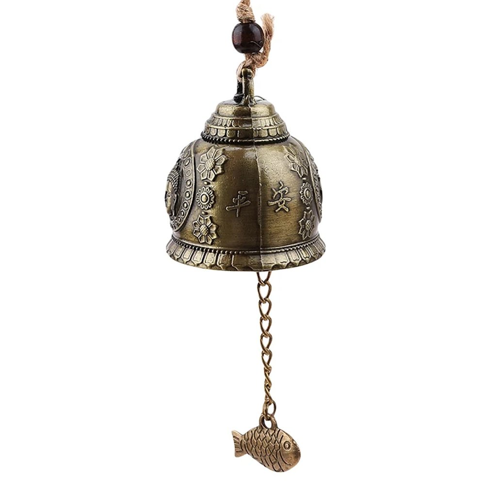 Buddha Statue Wind Chime Prayer Bell Home Decoration Car Ornament Gift Handicraft Pendant Gift