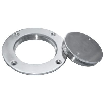 FERDUS Ship Fittings 1 Pcs 316 Stainless Steel Boat Marine 4" Deck Plate Access Inspection Hatch Stainless Steel