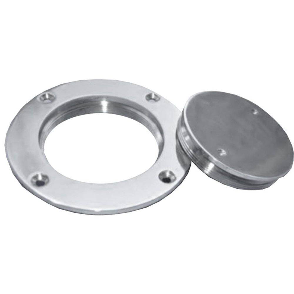 FERDUS Ship Fittings 1 Pcs 316 Stainless Steel Boat Marine 4" Deck Plate Access Inspection Hatch Stainless Steel
