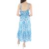 Black Tape_ Womens Tiered V-Neck Sundress Blue S view 2
