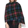 LMNSWDA Clan Cumming Red, Blue, and Black Scottish Tartan Women's Fashion Cashmere Feel with Tassel Large scarf warm party shawl Wraps view 4