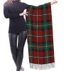 LMNSWDA Clan Boyd Red and Green Scottish Tartan Women's Fashion Cashmere Feel with Tassel Large scarf warm party shawl Wraps view 2