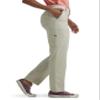 Lee Women's Petite Ultra Lux Comfort with Flex-to-Go Utility Pant Salina Stone 4 Petite view 3