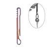 Titanium Keychain Pocket Clip, EDC Outdoor Colorful Keyring Belt Clip Portable Hanging Buckle 2 in 1 Key Ring Holder for Belt view 4