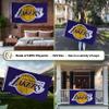 Desert Cactus Los Angeles Lakers Flag NBA National Basketball Association 100% Polyester Indoor Outdoor 3x5 feet Flags LA (Flag M) view 3