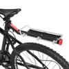 Qiilu Rear Rack Rear Rack High Strength Aluminum Alloy Mountain Carrier Rack Seat Post Rear Shelf Aluminum Alloy Black view 1