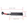 Qiilu Rear Rack Rear Rack High Strength Aluminum Alloy Mountain Carrier Rack Seat Post Rear Shelf Aluminum Alloy Black view 2
