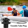 Qiilu Valve Replament Air Mattress Plug Black Plastic 23.9Mm Black Plastic Inflatable Fishing Boat Replament Air Valve view 4