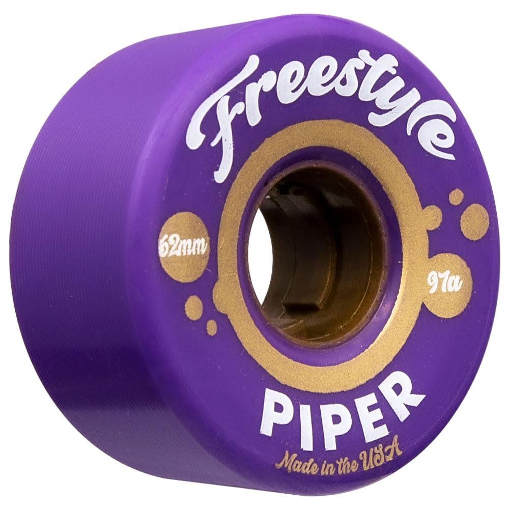 Piper Freestyle Roller Skate Dance Wheels (Purple 62mm)