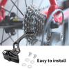 Qiilu Chain Guide Iscg 05, Aluminium Alloy Chain Guide Tool for ISCG 05 Bottom Bracket Accessory Black view 4