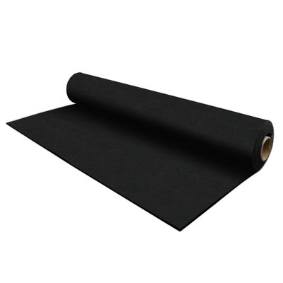 Flooring Inc 1/4" Tough Rubber Flooring Roll | Flexible Recycled Rubber Mats for Home Gym, Sheds, Horse Stall or Trailer | Heavy Duty Black Rubber Mat | 3'x4'