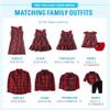 The Children's Place,Short Sleeve Holiday Dress,12 Red Plaid view 3